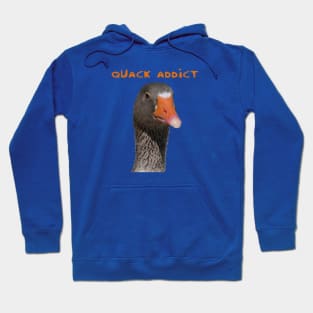 Quack Addict Pet Duck Lover Humor Hoodie